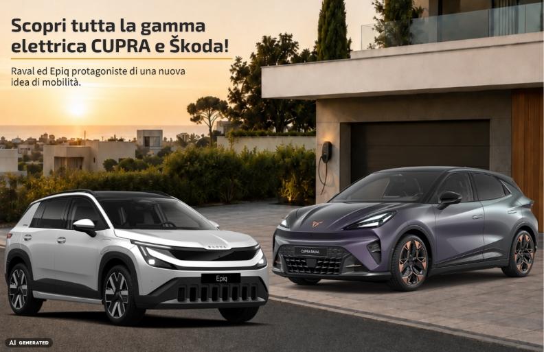Gamma elettrica CUPRA e Škoda