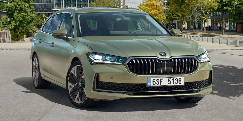 front skoda superb